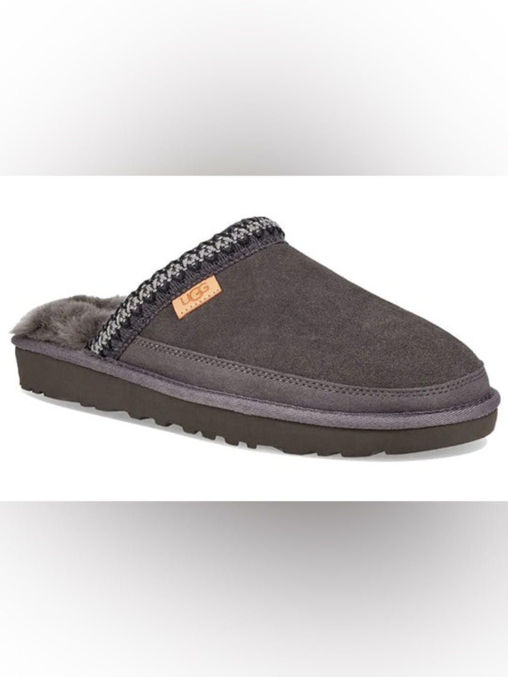 UGG Men’s Tasman Slip-Ons - Dark Grey- Size 12